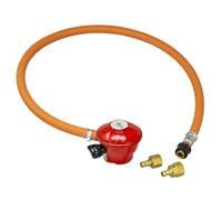 Hamilton Gas Products Universal 27mm Patio Gas Propane Clip-On BBQ Hose-0.85M | Quick Release | Suitable for use with Portable Gas BBQ's & Camping Grills | Regulator Approved to EN16129 | Camp & Home