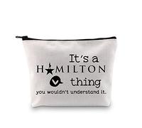 Hamilton Gift Broadway Musical Theatre Gift Hamilton Musical Zipper Pouch Theater Fan Makeup Bag (It's a Hamilton Thing Makeup EU)