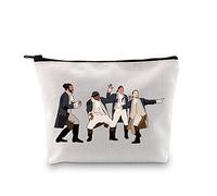 Hamilton Gift Broadway Musical Theatre Makeup Bag Accessory Zipper Pouch for Fans (Hamilton Musical Makeup EU) Beige