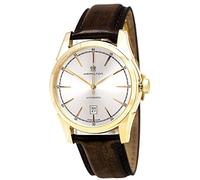 Hamilton H42445551 Men's Spirit of Liberty Brown Leather Strap Silver Dial Automatic Watch