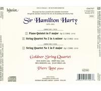 HAMILTON HARTY: STRING QUARTETS; PIANO QUINTET NEW CD