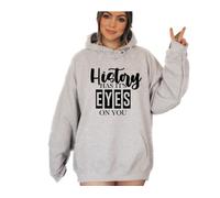 Hamilton HISTORY HAS ITS EYES ON YOU Hamilton musical Hoody (as8, alpha, l, regular, regular, GREY)
