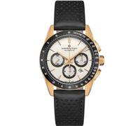 Hamilton Jazzmaster Performer Auto Chrono H36626710 - 42mm Rose Gold Pvd, White Dial