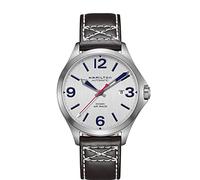 Hamilton Khaki Aviation Air Race Silver Dial Men's Leather Watch H76525751