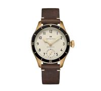 Hamilton Khaki Aviation Pilot Pioneer Bronze 43mm Brown Leather Strap Watch