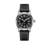 Hamilton Khaki Field Automatic 42mm Black Leather Strap Watch