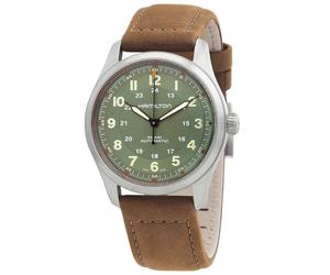Hamilton Khaki Field Green Dial Casual Automatic 100M H70205860 Unisex Watch