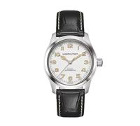 Hamilton Khaki Field Murph 38mm Men's Black Leather Strap Watch