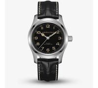 Hamilton Khaki Field Murph Black Leather Watch H70605731
