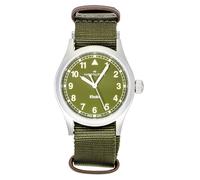 Hamilton Khaki Field Textile Strap Green Dial Quartz H69401960 Men's Watch