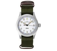 Hamilton Khaki Field Textile Strap White Dial Quartz H69401910 Unisex Watch