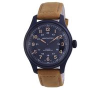 Hamilton Khaki Field Titanium Automatic Black Dial H70665533 100M Mens Watch