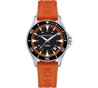 Hamilton Khaki Navy Scuba Auto Tangerine Orange Watch HM-1271