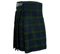 Hamilton Kilts Blackwatch Kilt Scottish Traditional Highland Tartan Dress Wedding Party Attire, W56