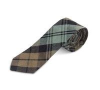 Hamilton Kilts Neck Tie Scottish Black Stewart Tartan Plaid Traditional Acrylic Twill Fabric Checked Pattern, Blackwatch Weathered