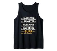 Hamilton, Lafayette, Mulligan, Laurens, Aaron Burr, Sir Tee Tank Top