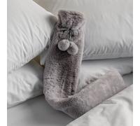 Hamilton McBride Grey Long Rabbit Fur Hot Water Bottle