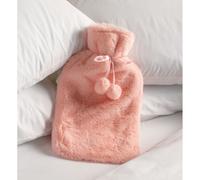 Hamilton McBride Pink Rabbit Fur Hot Water Bottle