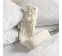 Hamilton McBride White Long Rabbit Fur Hot Water Bottle
