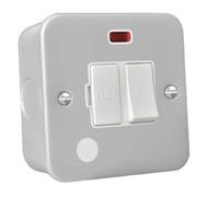 Hamilton Mcspncwh-W 13A Switched Fused Spur C/w Neon