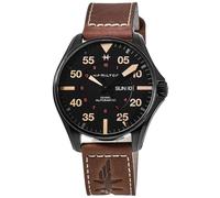 Hamilton Men Analogue Automatic Watch Khaki Aviation Pilot Day Date Swiss Made