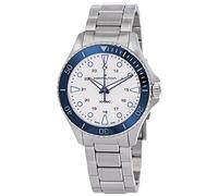 Hamilton Men Analogue Quartz Watch Khaki Navy Scuba Swiss Made | Swiss Made, Silver Dial Analog Watch, Water Resistance 100m, Sapphire Crystal, Stainless Steel Strap