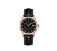 Hamilton Men's 40mm Black Leather Band S. Sapphire Automatic Watch H40505731