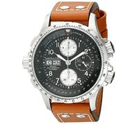Hamilton Men's H77616533 Khaki ; Dial Color - Black X Chronograph Watch, Khaki ; Dial Color - Black, 44 mm, Analog Watch,Chronograph