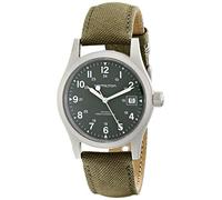 Hamilton Men's HML-H69419363 Khaki Field Green Strap Analog Hand Wind Stainless Steel Watch