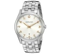 Hamilton Men's 'Jazzmaster' Quartz Stainless Steel Automatic Watch, Color:Silver-Toned (Model: H38511113)