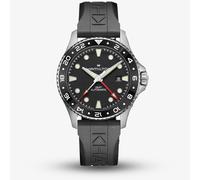 Hamilton Mens Khaki Navy Scuba Automatic GMT Black Rubber Strap Watch H82555330