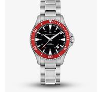 Hamilton Mens Khaki Navy Scuba Automatic Red Bezel Watch H82405130