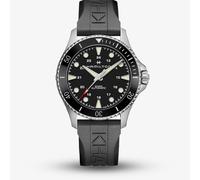 Hamilton Mens Khaki Navy Scuba Black Rubber Strap Watch H82555130