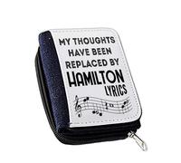 Hamilton Musical Gift, My Thoughts Have Been Replaced by Hamilton Lyrics, Women’s Denim Coin Wallet, Girls Purse, Gift Purse Wallet, Stags Purse.