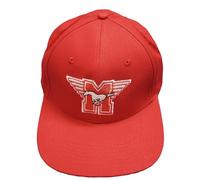 Hamilton Mustangs Hockey Snapback Cap, Embroidered Logo, Adjustable Adult Hat Red, Black/White, One size