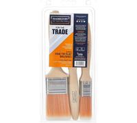 Hamilton Paint Brush Set Fine Tip Flat Brushes 2 X 1" 2 X 1.5" 2 X 2" Pack Of 6