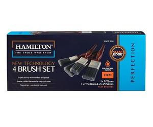 Hamilton Perfection Clean Edge New Technology Paint Brush Set x 4