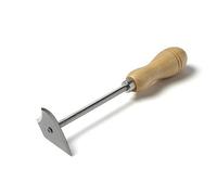 Hamilton Perfection Wooden Handle Curved Edge Combination Shavehook