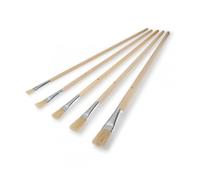 HAMILTON Prestige Pure Lily Bristle Flat Fitch Brushes 5-Pack