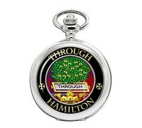 Hamilton Scottish Clan Crest Full Hunter Pocket Watch