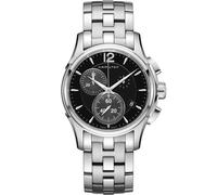 Hamilton Silver Mens Chronograph Watch Jazzmaster H32612131