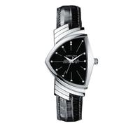 Hamilton Ventura Men's Black Leather Strap Watch
