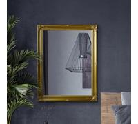 Hamilton Vintage Gold Antique Design Wall Mirror 116 x 90 CM 3ft10 x 3ft