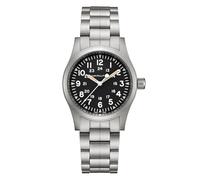 Hamilton Women Analog Mechanical Hand Wind Watch with Stainless Steel Strap H69439131