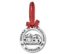 Hamilton & Young Silver Plated Christmas Decoration Edinburgh Castle