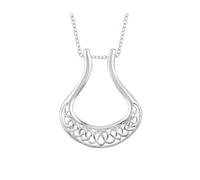 Hamilton & Young Sterling Silver Celtic Heart Ring Keeper Pendant - Secure Holder Necklace for Rings | Eternity Knot Design | Adjustable 16-18" Chain & Gift Box Included
