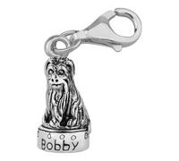 Hamilton & Young Sterling Silver Greyfriars Bobby Dog Charm - Scottish Skye Terrier Bead for Bracelets or Pendants, Symbol of Loyalty & Devotion, Scottish Heritage Jewellery Gift