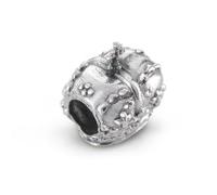 Hamilton & Young Sterling Silver Scottish Crown Charm - Celtic Keepsake Bead Jewellery Gift for Women, Symbol of Royal Heritage & Scottish Pride