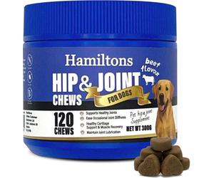 Hamiltons Allergy & Itch Chews For Dogs 120 Immune Support Soft Chews, For Itchy Skin, Seasonal Allergies & Sensitive Dogs