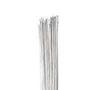 Hamilworth 22 Gauge - Silver Metallic Florist Wires x 25